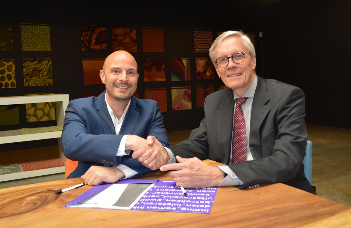 Ondertekening foodstep landscape Ondertekening foodstep landscape