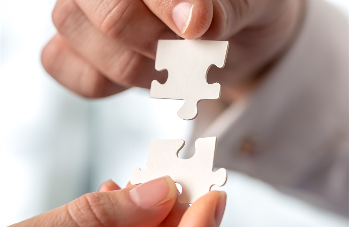 Samenwerken puzzelstukjes Samenwerken puzzelstukjes