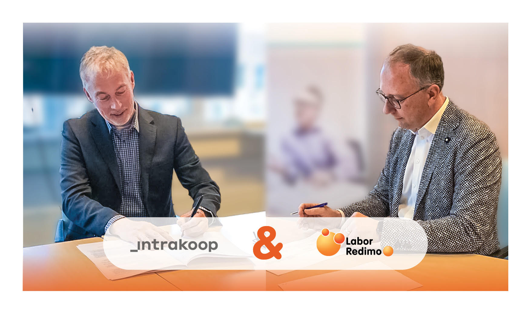 Ondertekening overeenkomst Intrakoop en Labor Redimo