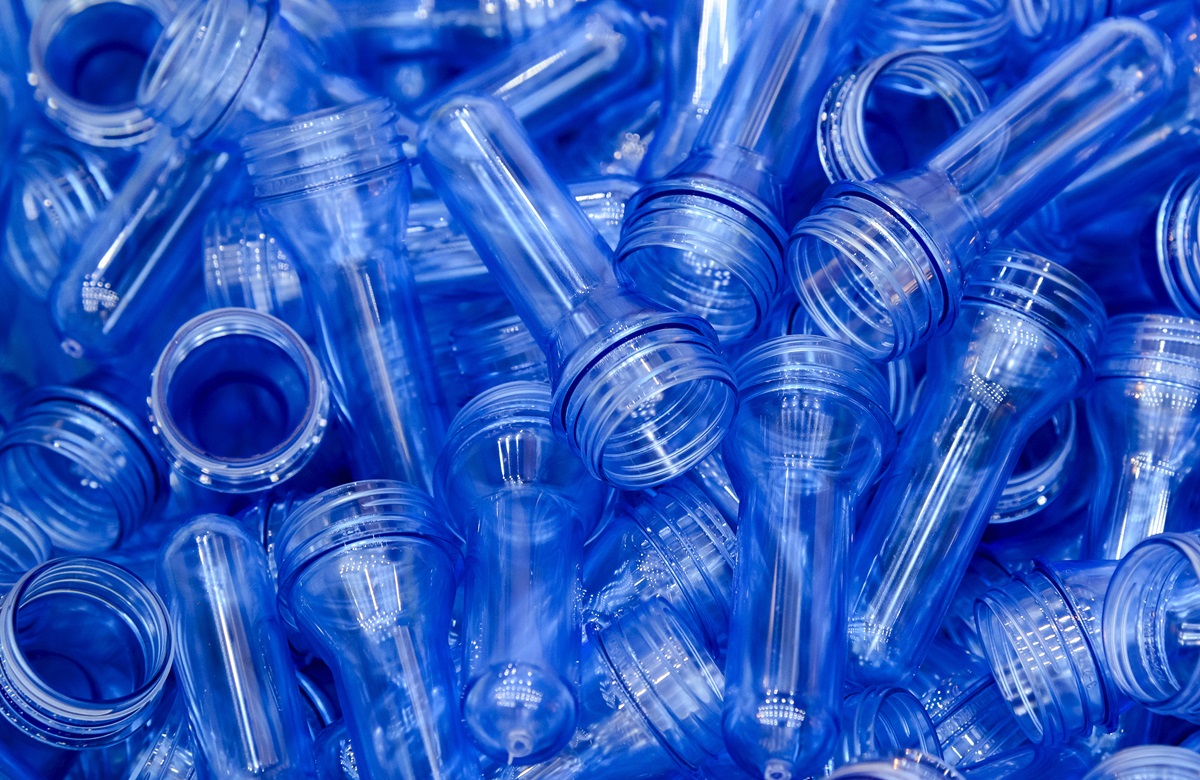 Plastic flessen